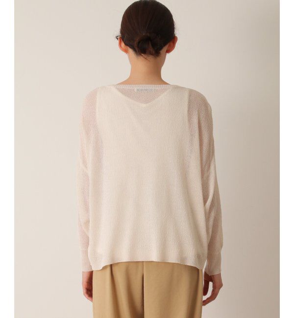 Lbc with Life「梨地シアーニットプルオーバー」|カーディガン|