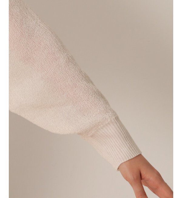 Lbc with Life「梨地シアーニットプルオーバー」|カーディガン|