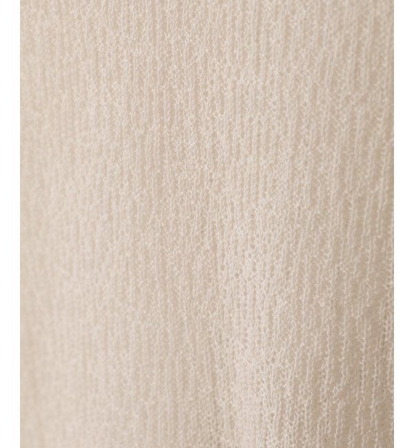 Lbc with Life「梨地シアーニットプルオーバー」|カーディガン|