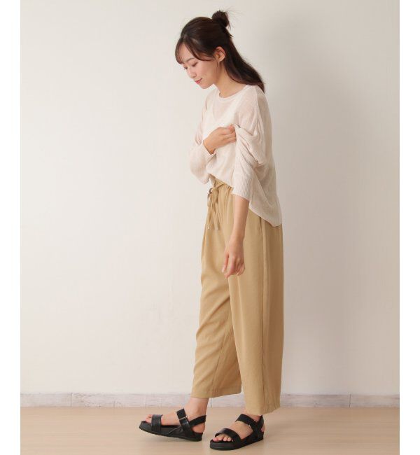 Lbc with Life「梨地シアーニットプルオーバー」|カーディガン|