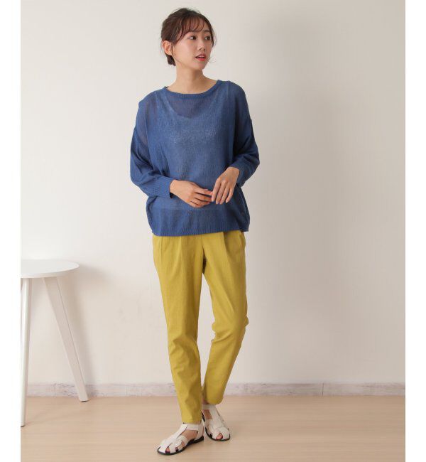 Lbc with Life「梨地シアーニットプルオーバー」|カーディガン|