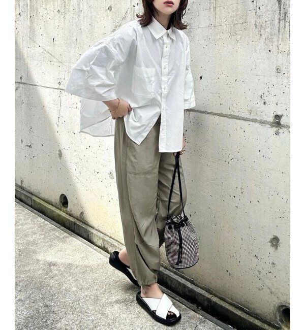 Lbc with Life「タイプライター半袖BOXシャツ」|シャツ・ブラウス|