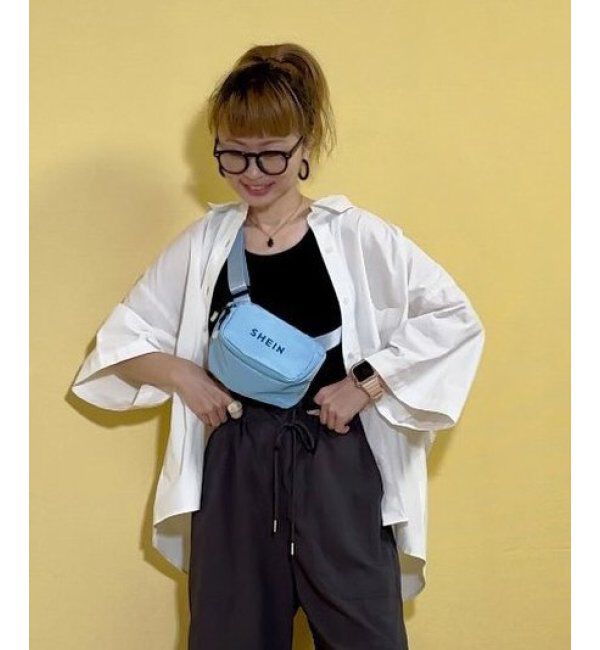 Lbc with Life「タイプライター半袖BOXシャツ」|シャツ・ブラウス|