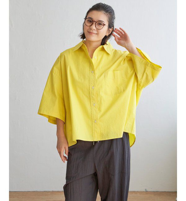 Lbc with Life「タイプライター半袖BOXシャツ」|シャツ・ブラウス|