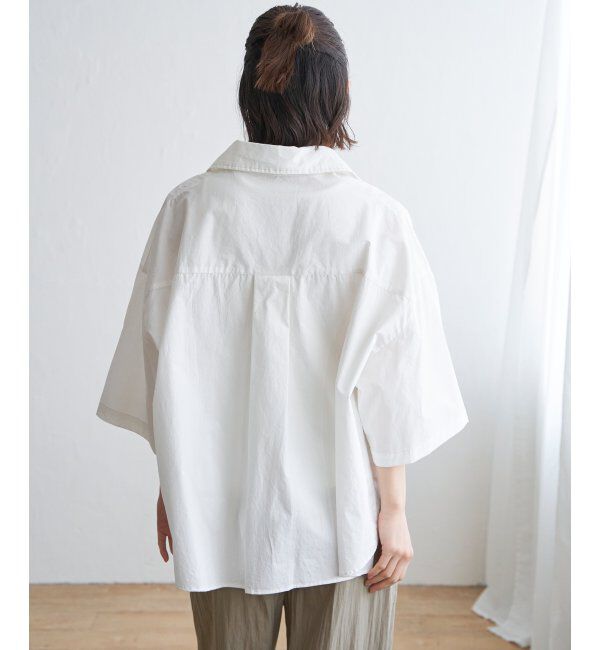 Lbc with Life「タイプライター半袖BOXシャツ」|シャツ・ブラウス|