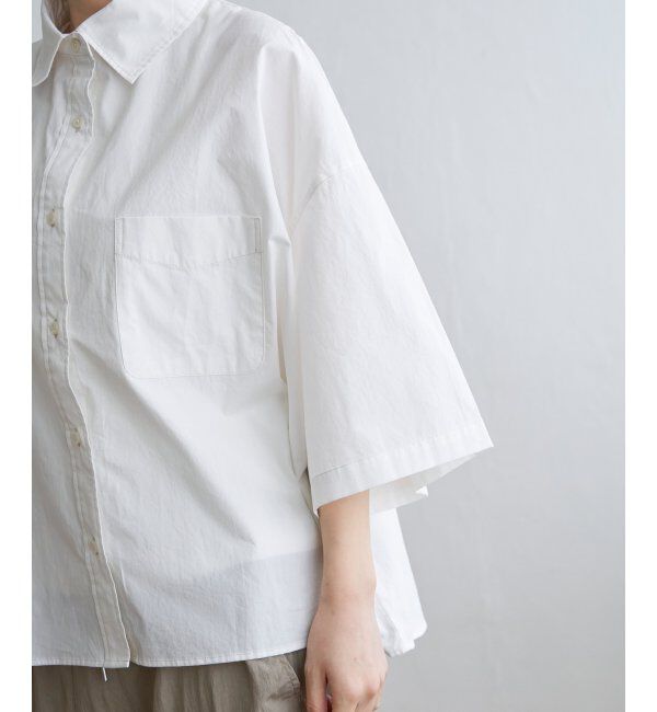 Lbc with Life「タイプライター半袖BOXシャツ」|シャツ・ブラウス|