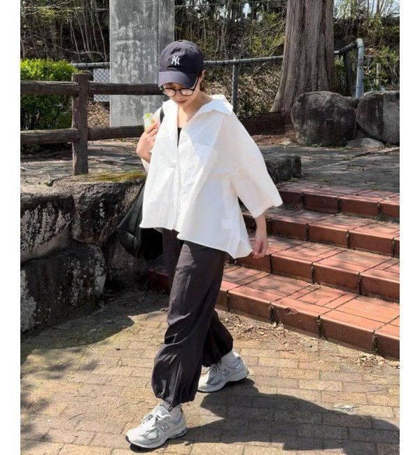 Lbc with Life「タイプライター半袖BOXシャツ」|シャツ・ブラウス|