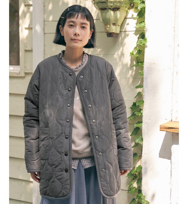 Lbc with Life「リバーシブルファーキルトコート」|その他|