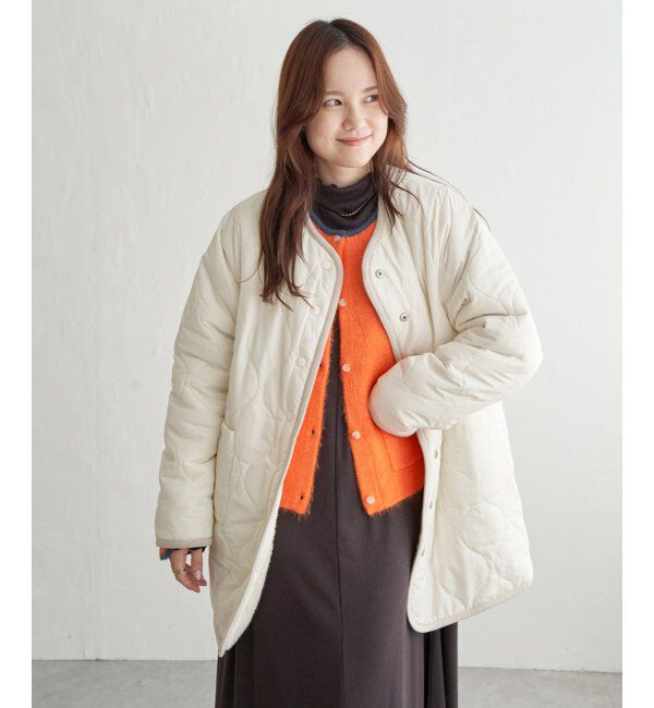 Lbc with Life「リバーシブルファーキルトコート」|その他|