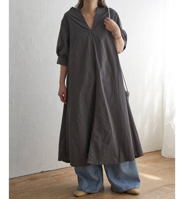 Lbc with Life「ナイロンスキッパーロングワンピ」|ワンピース|