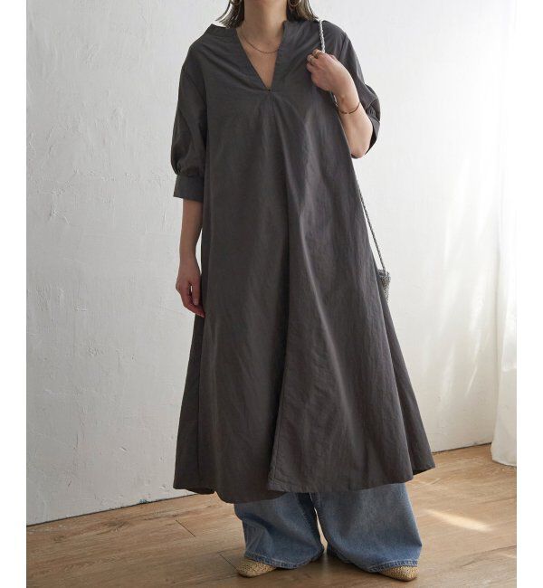 Lbc with Life「ナイロンスキッパーロングワンピ」|ワンピース|