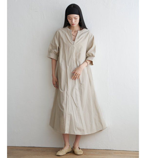 Lbc with Life「ナイロンスキッパーロングワンピ」|ワンピース|