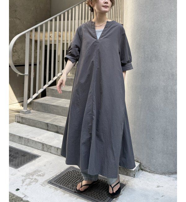 Lbc with Life「ナイロンスキッパーロングワンピ」|ワンピース|