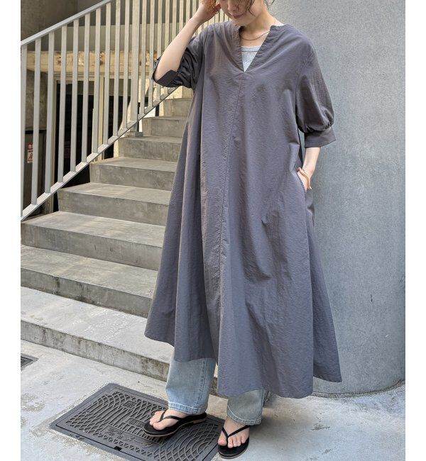 Lbc with Life「ナイロンスキッパーロングワンピ」|ワンピース|