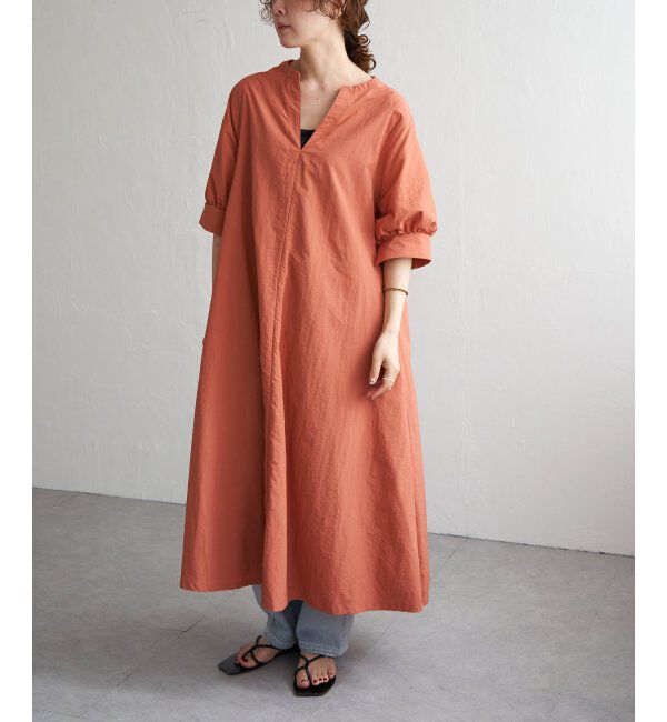 Lbc with Life「ナイロンスキッパーロングワンピ」|ワンピース|