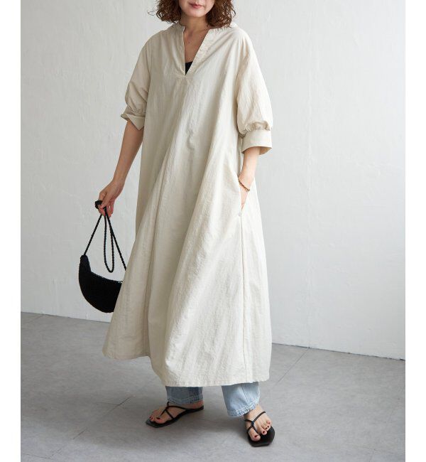 Lbc with Life「ナイロンスキッパーロングワンピ」|ワンピース|