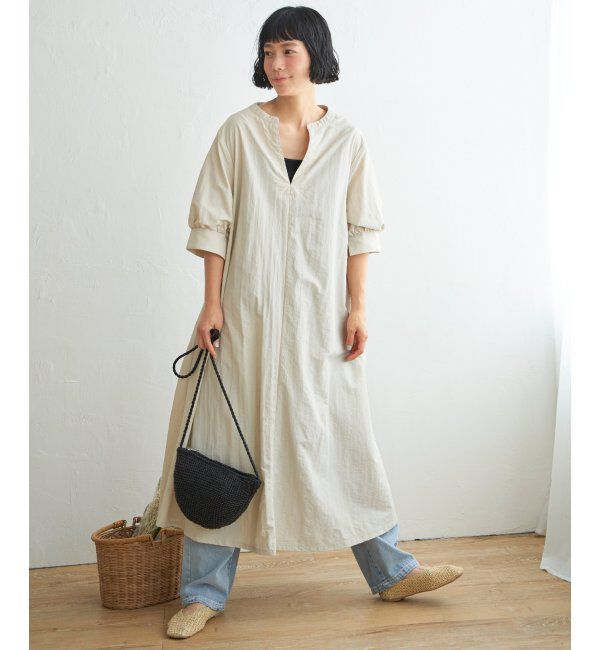 Lbc with Life「ナイロンスキッパーロングワンピ」|ワンピース|