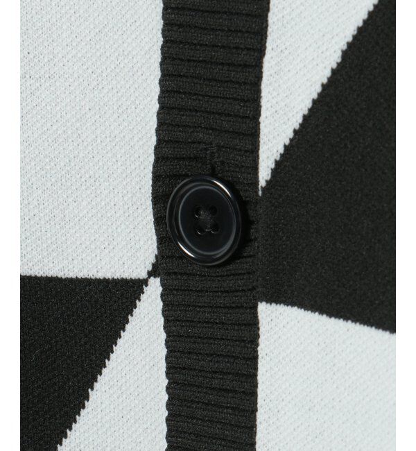 VENCE share style「NOBLE PRODUCT ノーブルプロダクト 総柄ニットカーディガン」|カーディガン|