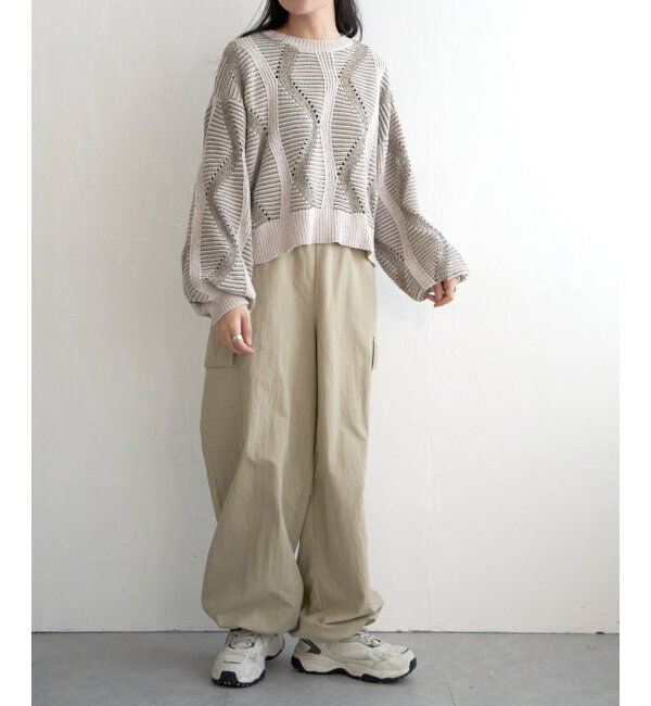 VENCE share style「モールジャガードニットプルオーバー」|ニット・セーター|