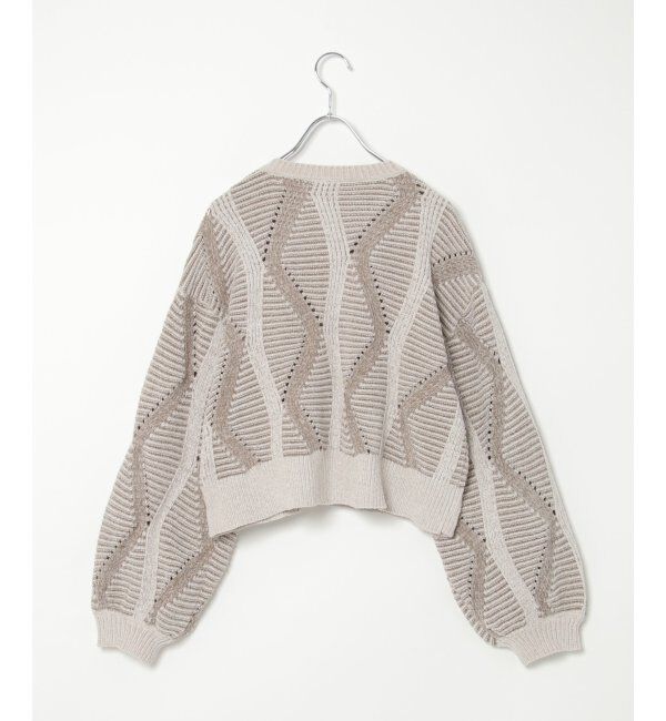 VENCE share style「モールジャガードニットプルオーバー」|ニット・セーター|