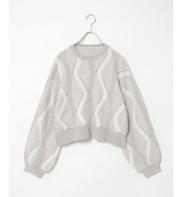 VENCE share style「モールジャガードニットプルオーバー」|ニット・セーター|
