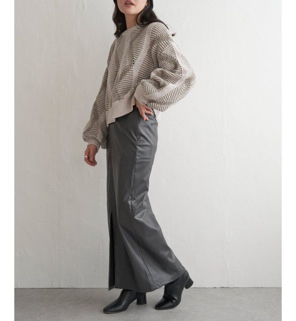 VENCE share style「モールジャガードニットプルオーバー」|ニット・セーター|