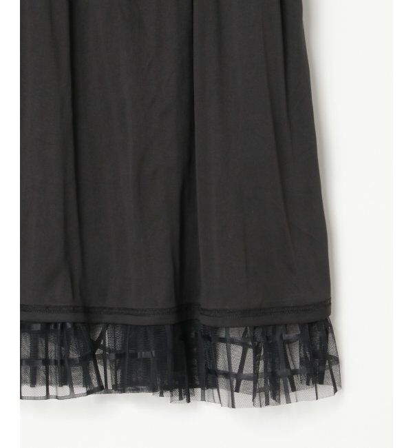 VENCE share style「チェック柄チュールスカート」|スカート|