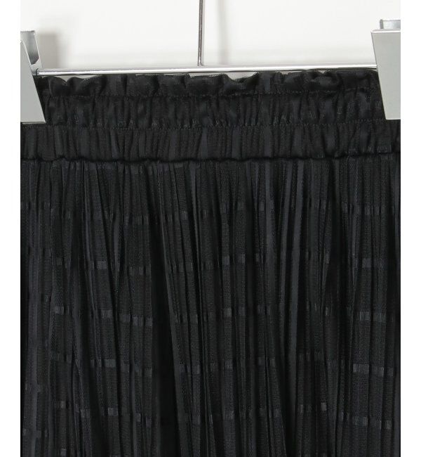 VENCE share style「チェック柄チュールスカート」|スカート|