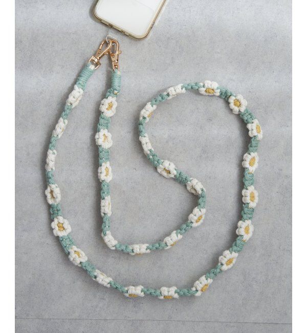 VENCE share style「ロングマクラメフラワーストラップ」|その他|