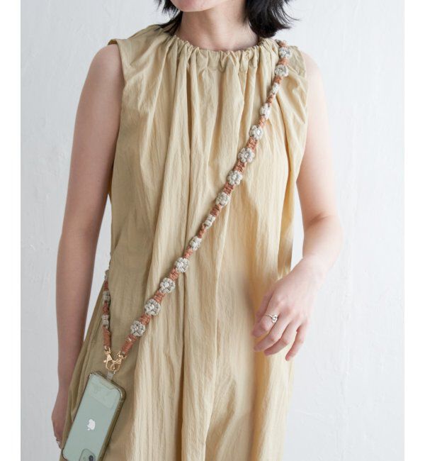 VENCE share style「ロングマクラメフラワーストラップ」|その他|