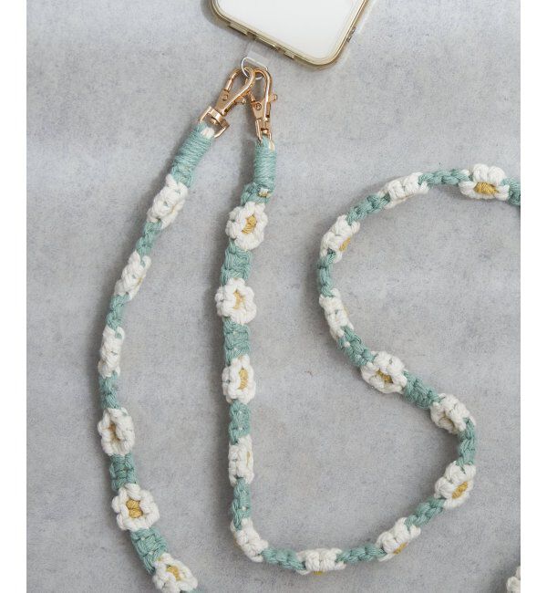 VENCE share style「ロングマクラメフラワーストラップ」|その他|