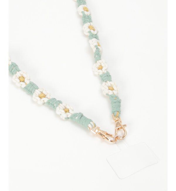 VENCE share style「ロングマクラメフラワーストラップ」|その他|