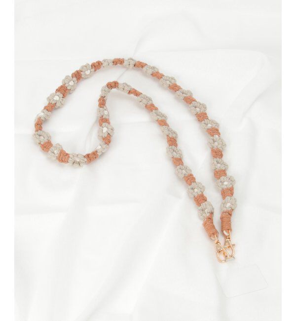 VENCE share style「ロングマクラメフラワーストラップ」|その他|