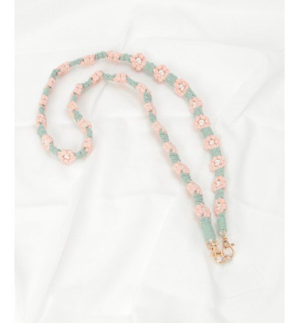 VENCE share style「ロングマクラメフラワーストラップ」|その他|