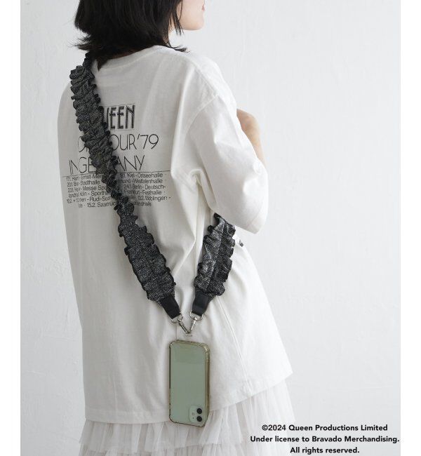 VENCE share style「ラメギャザーストラップ」|ネックレス|