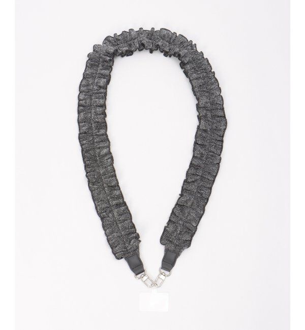 VENCE share style「ラメギャザーストラップ」|ネックレス|