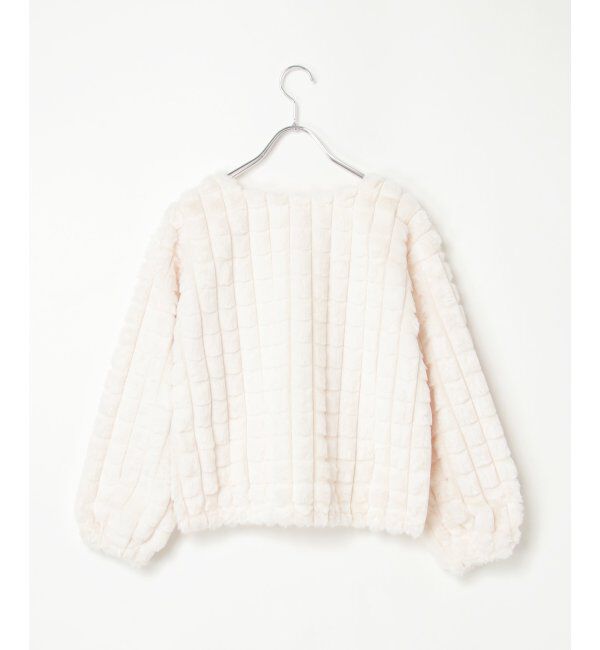 VENCE share style「フェイクファーポップコーンプルオーバー」|その他|