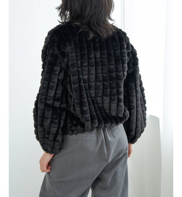 VENCE share style「フェイクファーポップコーンプルオーバー」|その他|