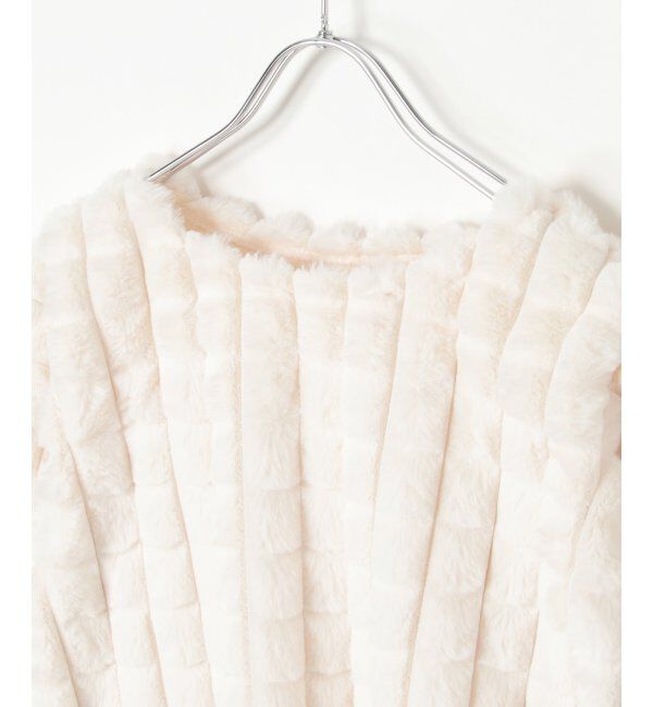 VENCE share style「フェイクファーポップコーンプルオーバー」|その他|