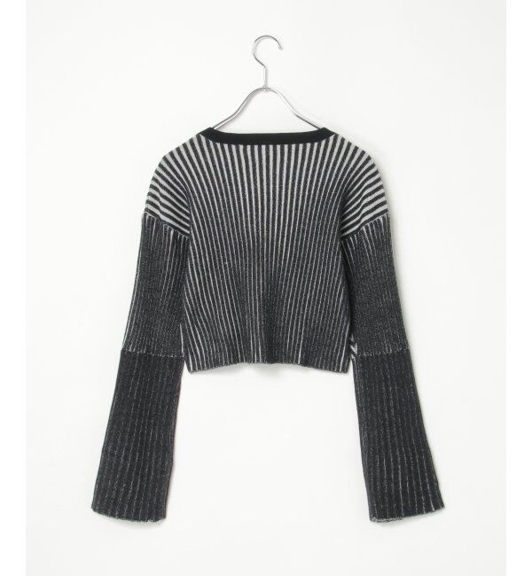 VENCE share style「12Gリブショートトップス」|ニット・セーター|