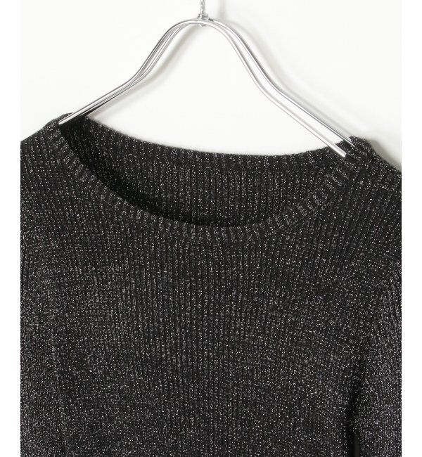 VENCE share style「ラメリブ指あきクルーネックプルオーバー」|タンクトップ|