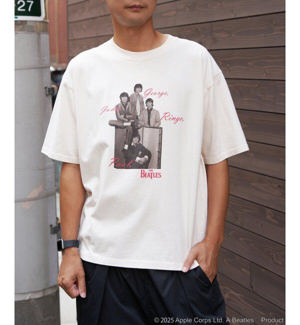 VENCE share style「THE BEATLES ザ ビートルズ Members sign Tシャツ」|Tシャツ・カットソー|オフホワイト