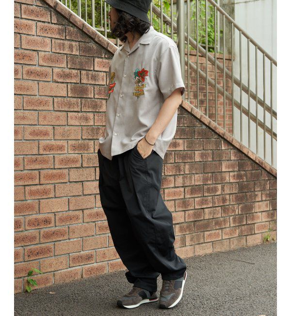 VENCE share style「フラワー刺繍半袖シャツ」|シャツ・ブラウス|