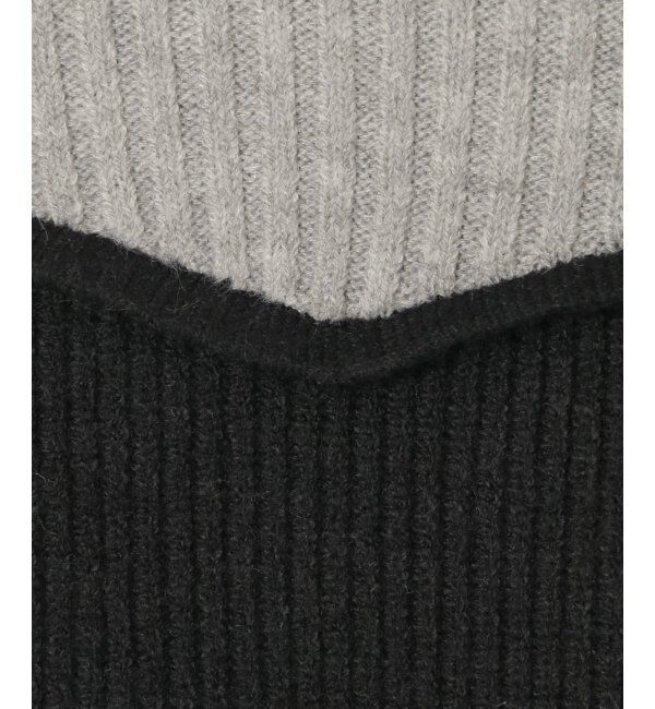 VENCE share style「ウールライクビスチェ見え配色プルオーバー」|タンクトップ|