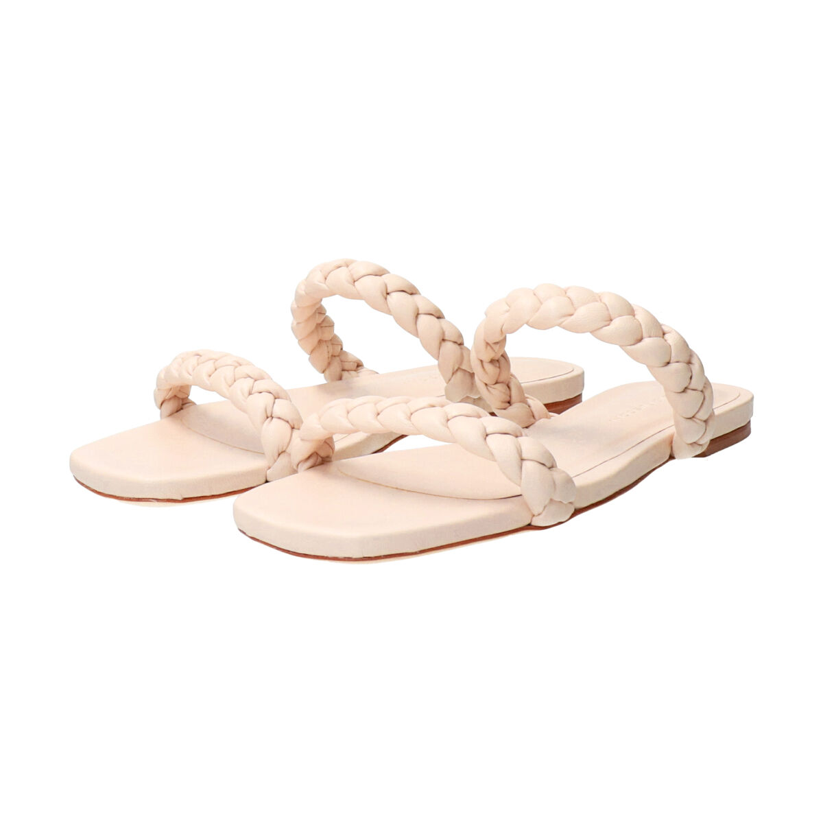 FABIO RUSCONI 「【FABIO RUSCONI】ウーブンレザーダブルストラップサンダル」|サンダル|