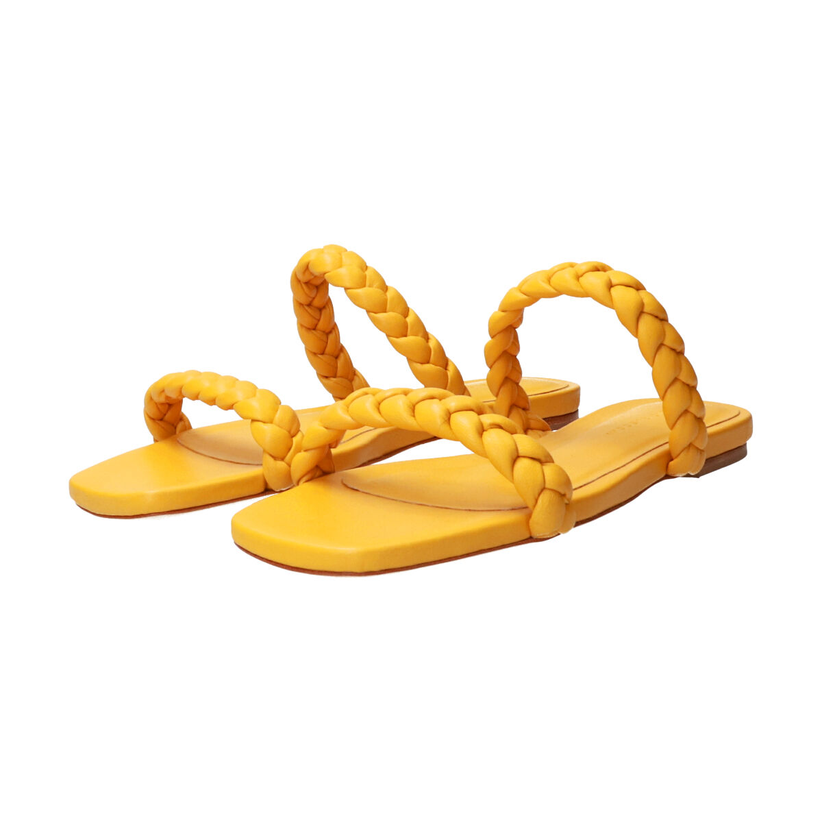 FABIO RUSCONI 「【FABIO RUSCONI】ウーブンレザーダブルストラップサンダル」|サンダル|