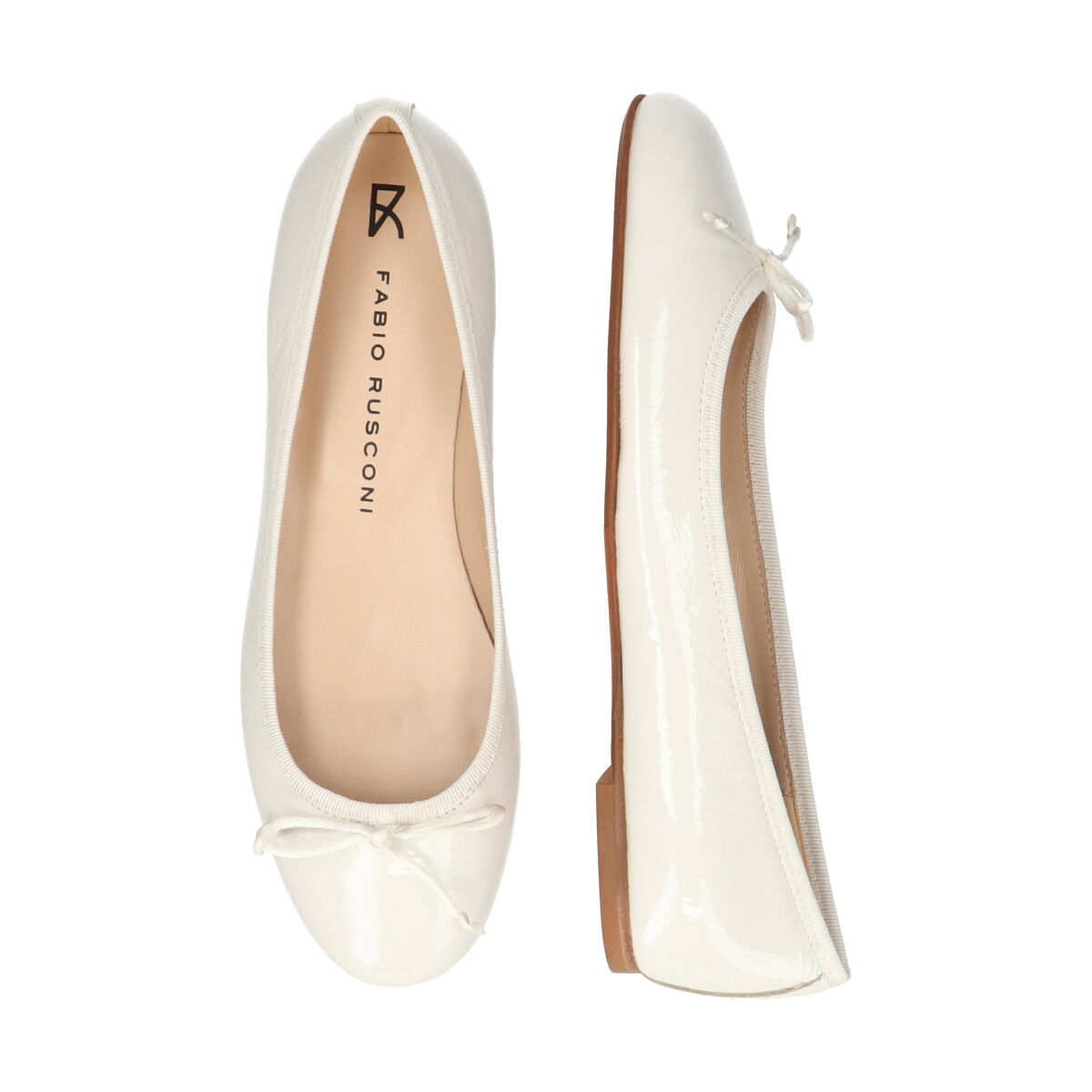 FABIO RUSCONI 「【FABIO RUSCONI】ラウンドトウベーシックバレエシューズ(F51519)」|バレエシューズ|