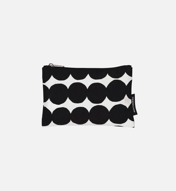 Marimekko「Rasymatto Kaika ポーチ」|ポーチ|ブラック&times;ホワイト