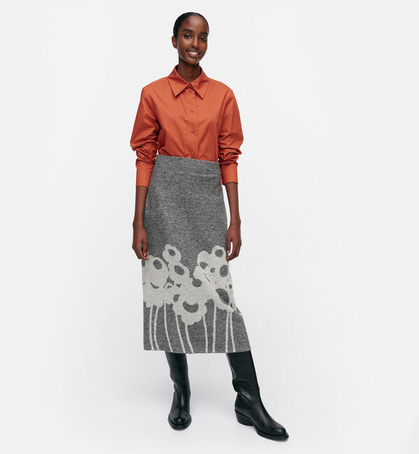 Marimekko「Pieli Lammet ニットスカート」|スカート|