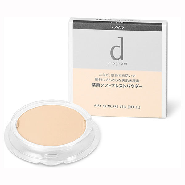 dプログラム「d プログラム 薬用　エアリースキンケアヴェール　 リフィル/無香料 (10g)」|フェイスパウダー|